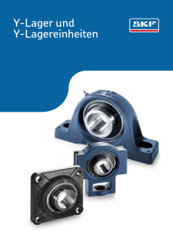 13728-DE Y-Lager und Y-Lagereinheiten SKF - Boie GmbH