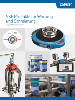 3000 DE Produkte für Wartung und Schmierung SKF - Boie GmbH