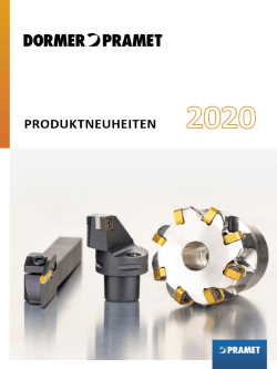 1Pramet News 2020 Dormer Pramet - Boie GmbH