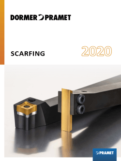 Pramet Scarfing 2020 Dormer Pramet - Boie GmbH